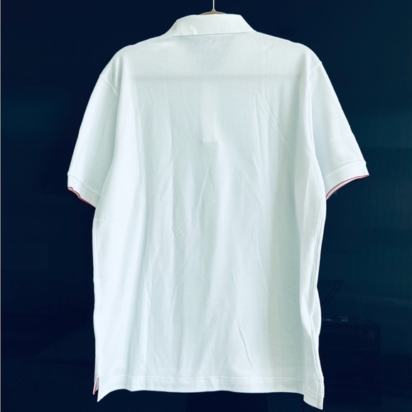 Hermes White Polo Shirt short sleeves runs small. Brand new w/tags, Size 2XL, XL - Picture 10 of 14